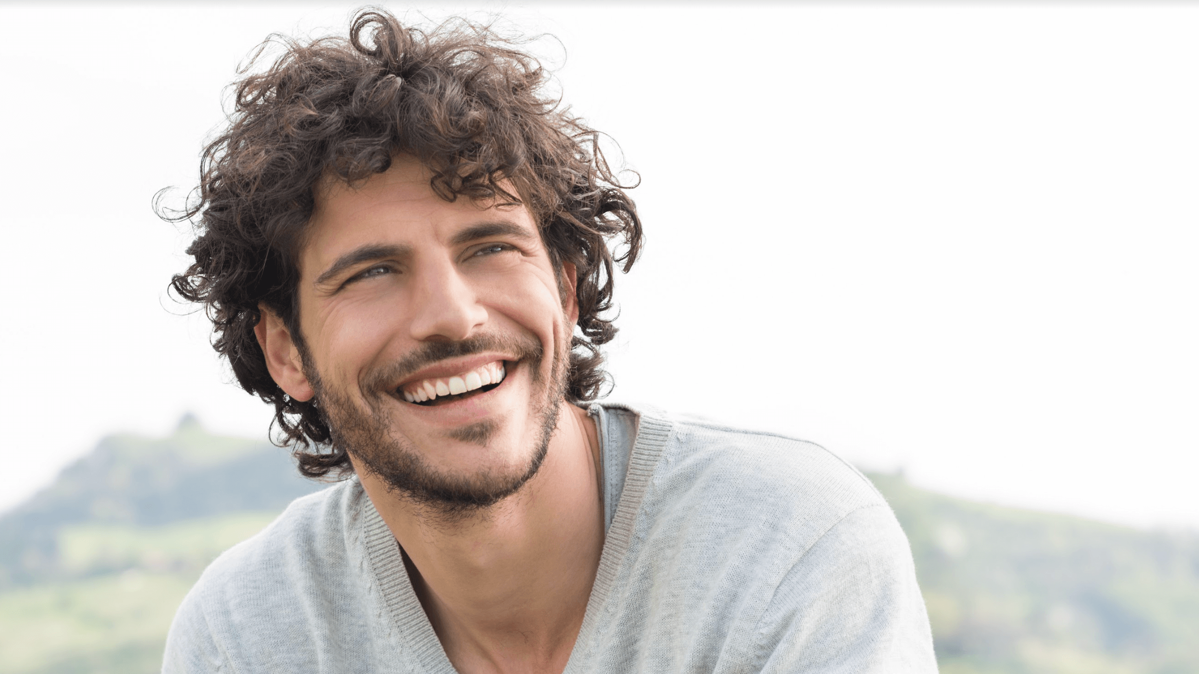 man with nice smile